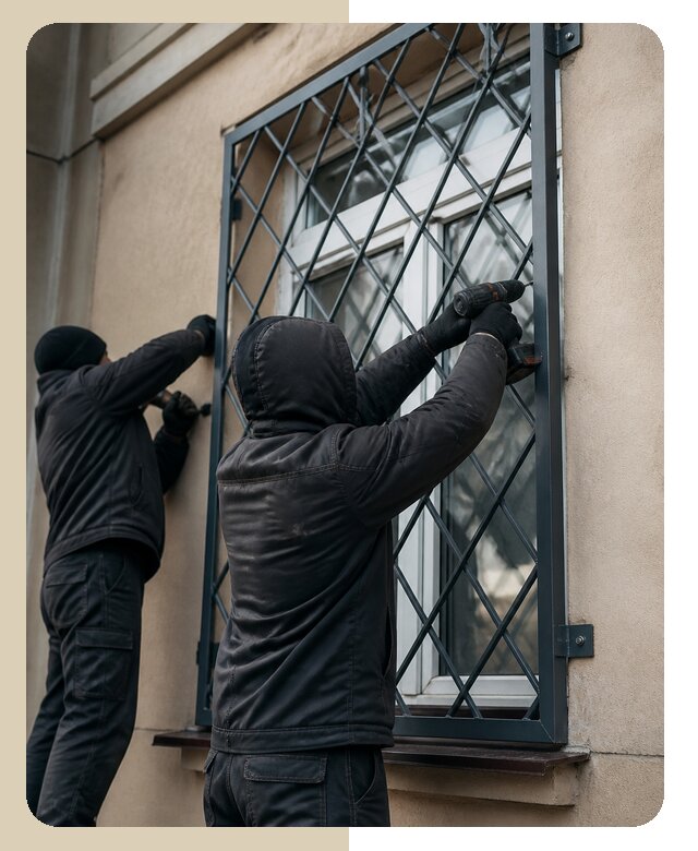 Установка антивандальных решеток на окна в Павловском Посаде